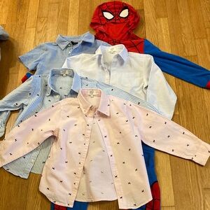 Formal boys 7-8 Shirt and Spider-Man set!